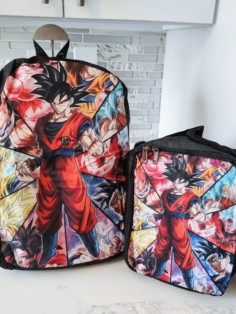 NEW 2FER Dragon Ball Z/Goku Backpack w/ Lunch Bag & BONUS